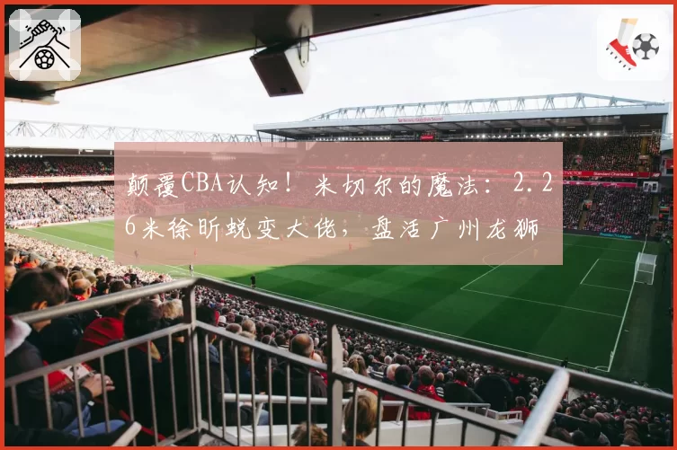 颠覆CBA认知!米切尔的魔法:2.26米徐昕蜕变大佬,盘活广州龙狮